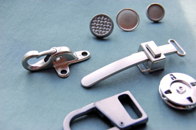 New pale metallic colours add an elegant note to trimmings with active sports appeal from Knopf & Knopf