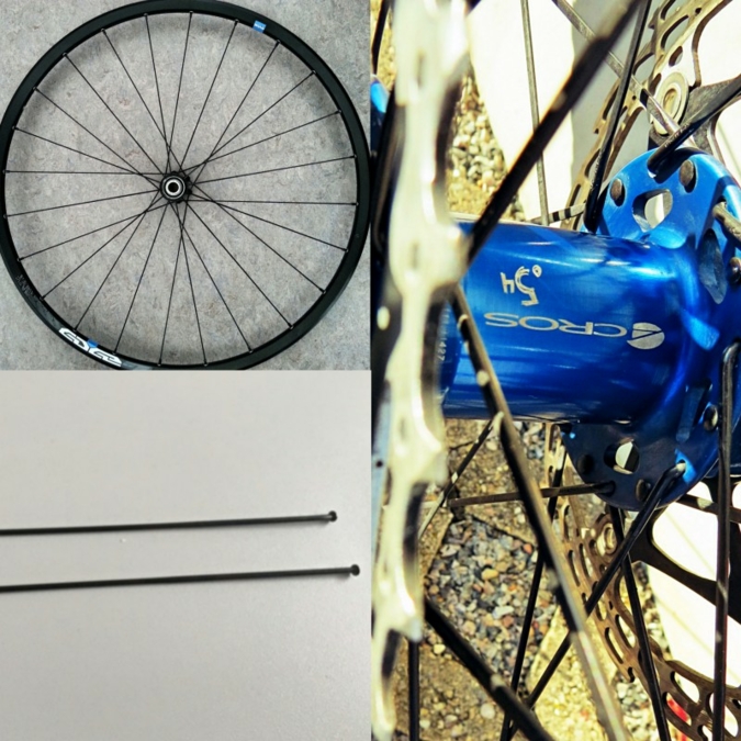 Figure 1: Wheels with steel spokes Photos: TU Chemnitz