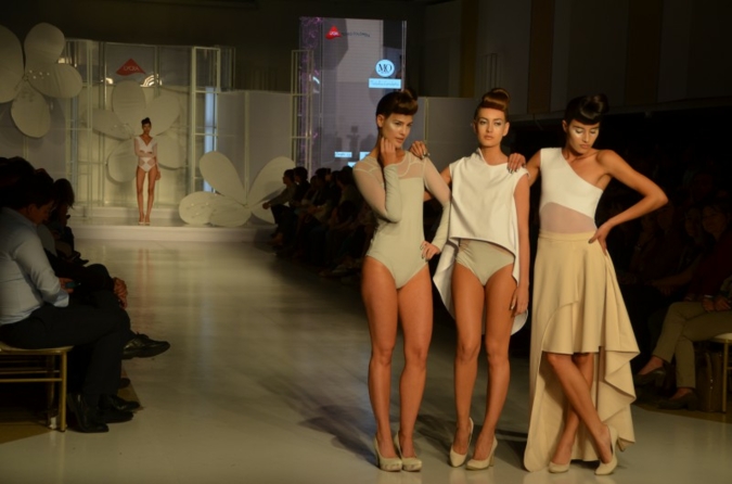 Invista Lycra fashion show Photo: Hannah Werner