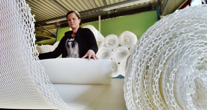 High-volume spacer fabrics from Pfand Photo: W. Schmidt