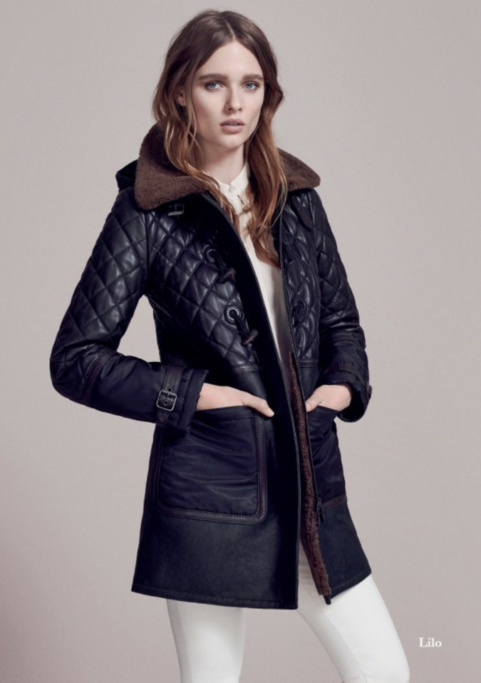 Model Lilo (Collection AW 15/16), Quality EM (Lambskin Cuerolux matt nappa) combined with LF (lambs nappa) and Ancur Photo: Werner Christ