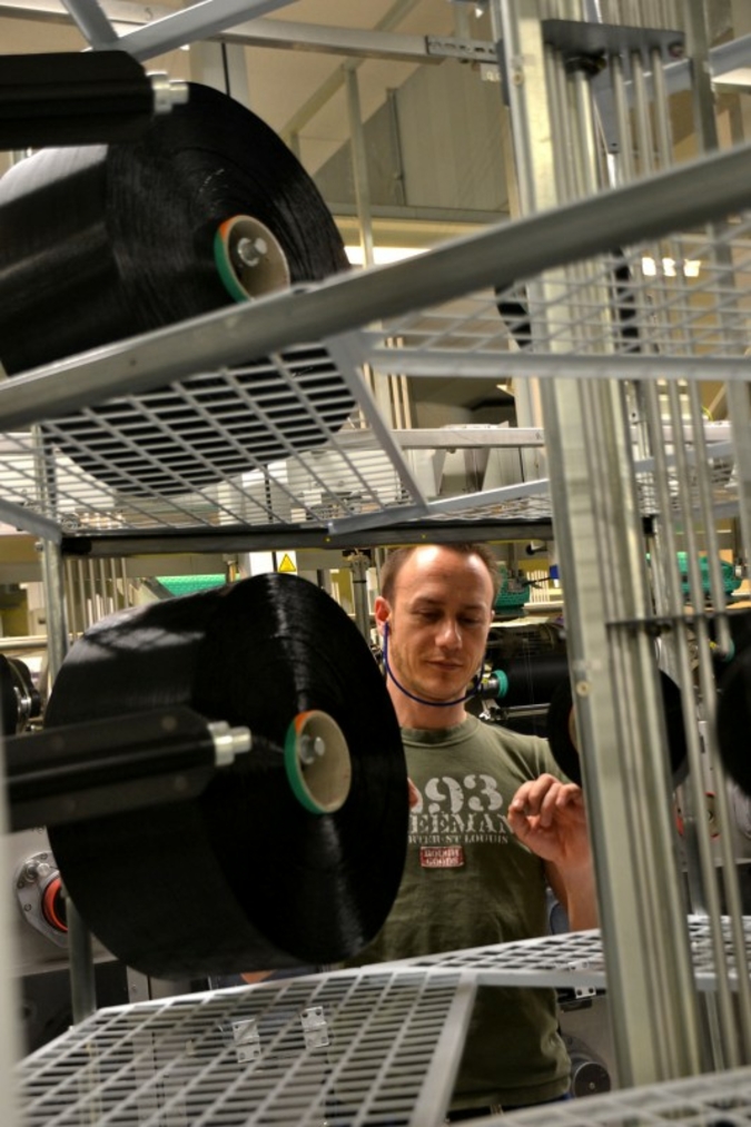 Trevira filament production Photos: Trevira