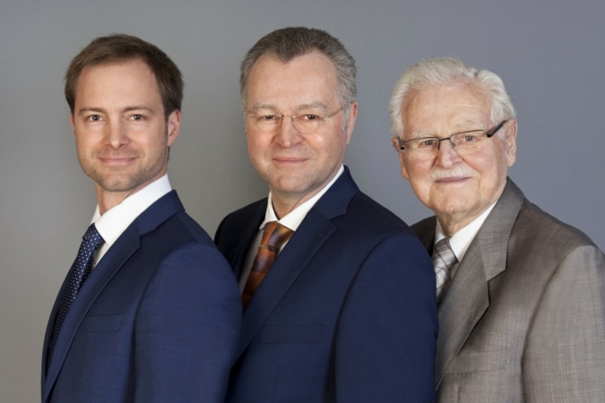 from the left to the right: Christopher Veit, Günter Veit and Reinhard Veit
(Photo: Veit)