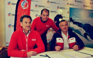 V.l.n.r.: Peter Sjölander (CEO Helly Hansen), Erik Burbank (Vice President Helly Hansen), Gérard Apertet (Vice President ESF) Photos: Helly Hansen