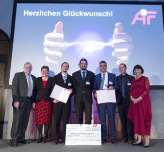 Der diesjährige „Otto von Guericke-Preis“ geht an Dipl.-Ing. Tristan Ruder, Dipl.-Ing. Eric Häntzsche und Prof. Dr.-Ing. Chokri Cherif (3. bi...