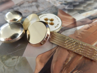 For raw denim, there are high gloss refinements. Seen at YKK Stocko Fasteners