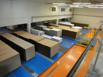 In Werne, the flute sizes B, C, E, F as well the new D Flute in a width of 2.8 metres are produced